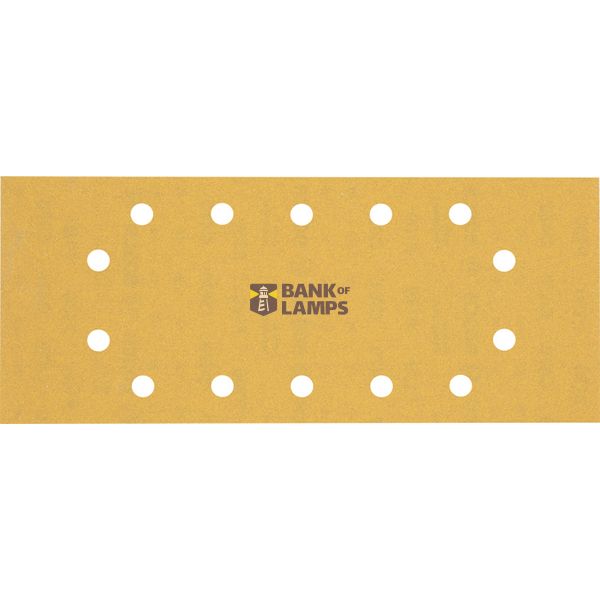 EXPERT C47 Sandpaper with 14 holes for Orbital Sanders 115 x 28 mm, G 18 1-pc image 1