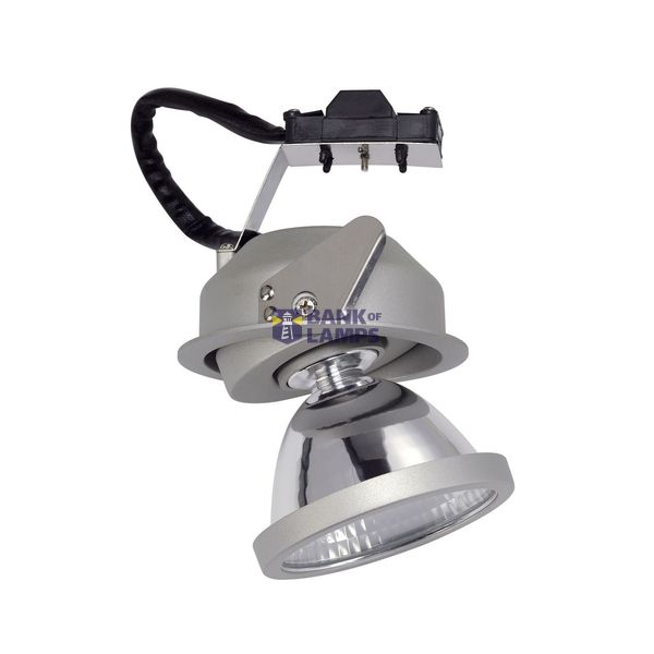 TWISTER GU6.5 downlight, round , silver grey, max. 35W, adjustable image 5