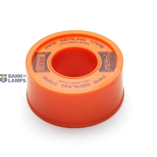Pipe sealing tape 15 m x 19 mm x 0,1 mm image 1