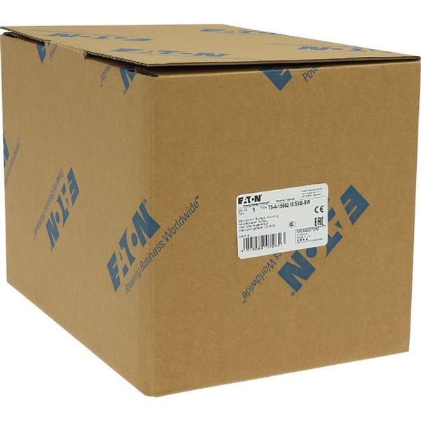 T5-4-15682/I5/SVB-SW Main switch, T5, 100 A, surface mounting, 4 contact unit(s), 6 pole, 1 N/O, 1 N/C, STOP function, With black rotary handle and locking ring, Lockable image 9