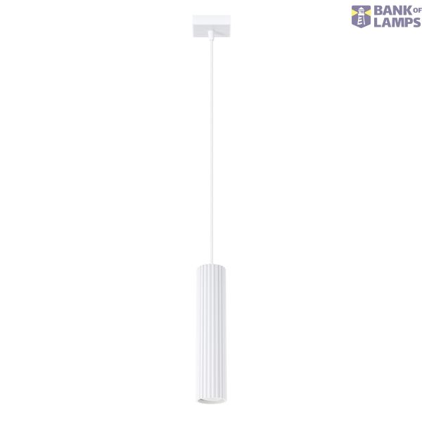 HANGING LAMP WITH ADJUSTMENT, CYLINDRICAL CARBON SHADE FOR A MODERN LIVING ROOM image 3