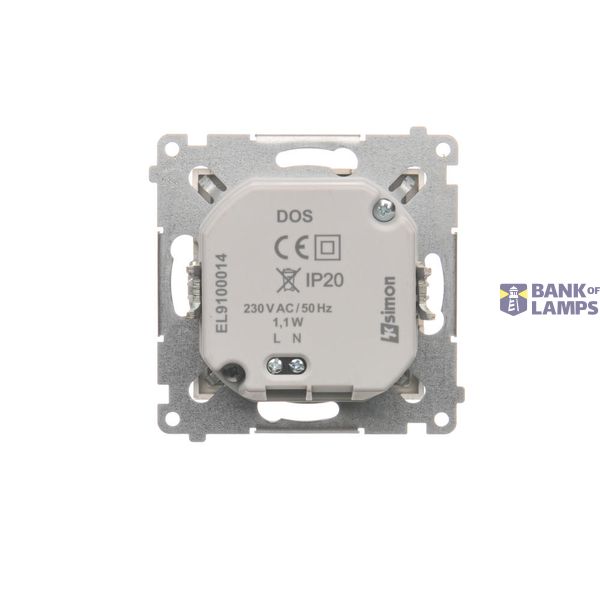 Single socket outlet with Schuko earthing, with shutters, module, 16A, quick connection, white matt image 1