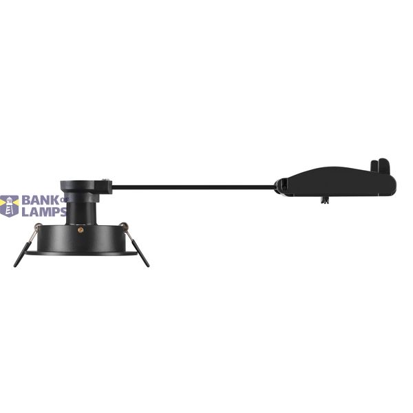 NEW TRIA® 75, recessed ceiling light, round, max. 10W GU10, black image 1