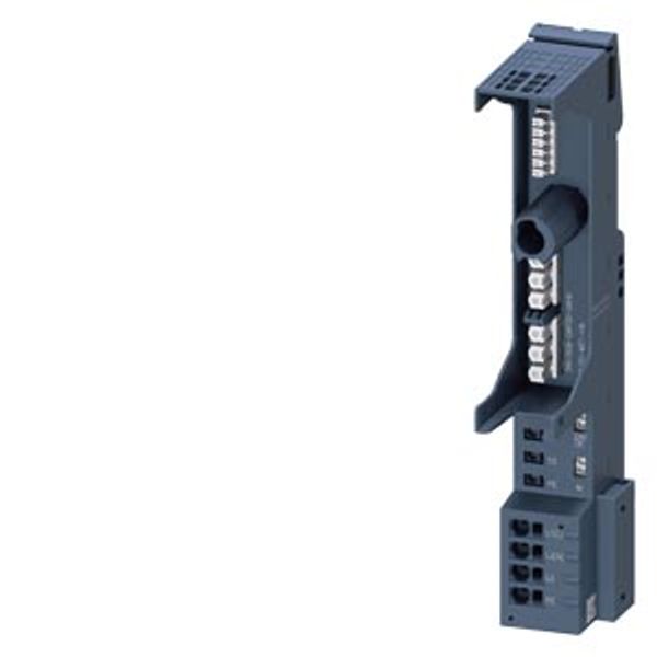 BaseUnit ET 200SP HA for motor starter with infeed 24 V and 500 V image 2