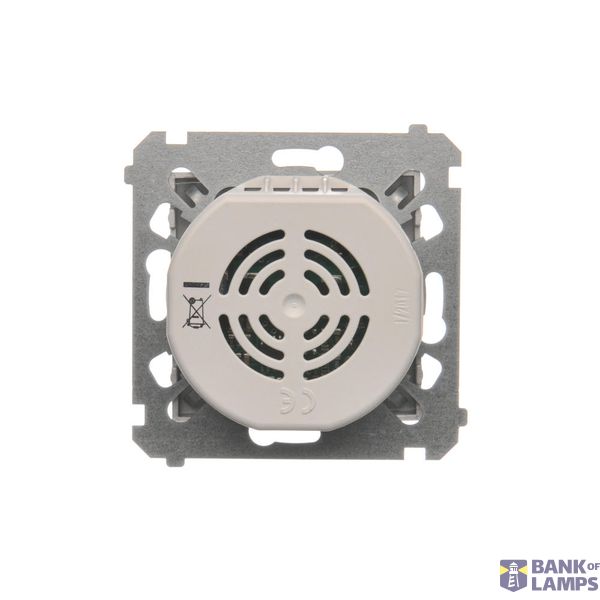 Single switch, (module), 16AX, Screw, Silver matt, metalic image 1