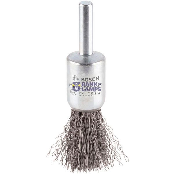 End Brush Crimped 15x0.2 mm Steel image 1