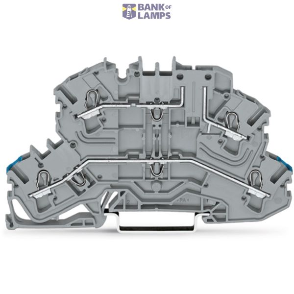 Double-deck carrier terminal block N/L upper-deck base gray image 2