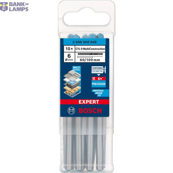 EXPERT CYL-9 MultiConstruction Drill Bit 6 x 6 x 1 mm, 1-pc image 2