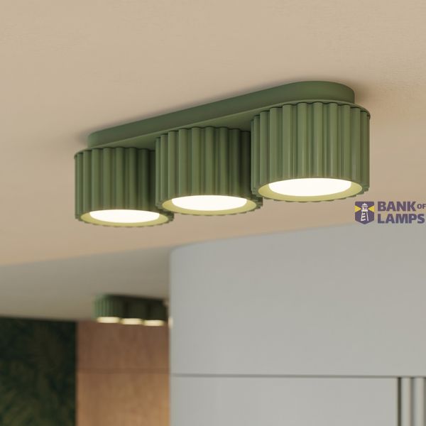 Ceiling lamp AURA 3 sage Gx53 image 5