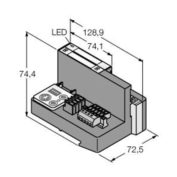 Set for Simple I/O Communication via DeviceNet™ in IP20   TI-BL20-DN-S-2 image 1