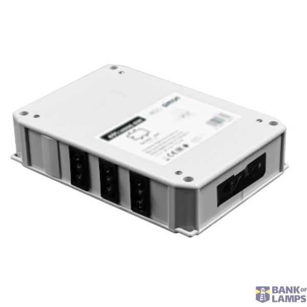 Distribution box, single-phase circuit: 1 input socket, 5-pole Wieland GST18i, and 6 outputs, 3-pole Wieland, as well as 1 output, 5-pole Wieland image 1
