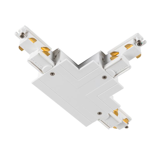 T-connector  S-TRACK 3-phase-recessed rail ,IP20,white image 1