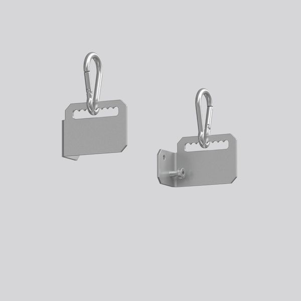 Pendant attachment L 46 B 33 H 24 colour: inox image 1