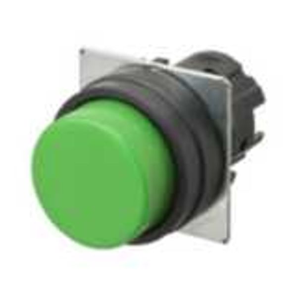 Pushbutton A22NZ Ã˜22, bezel plastic, PROJECTED, Alternate, CAP COLOR O A2270218R image 2