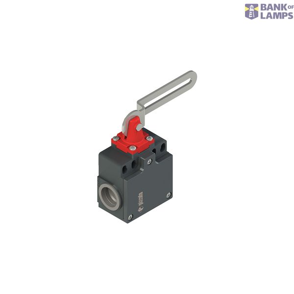 Safety switch with slotted hole lever image 1