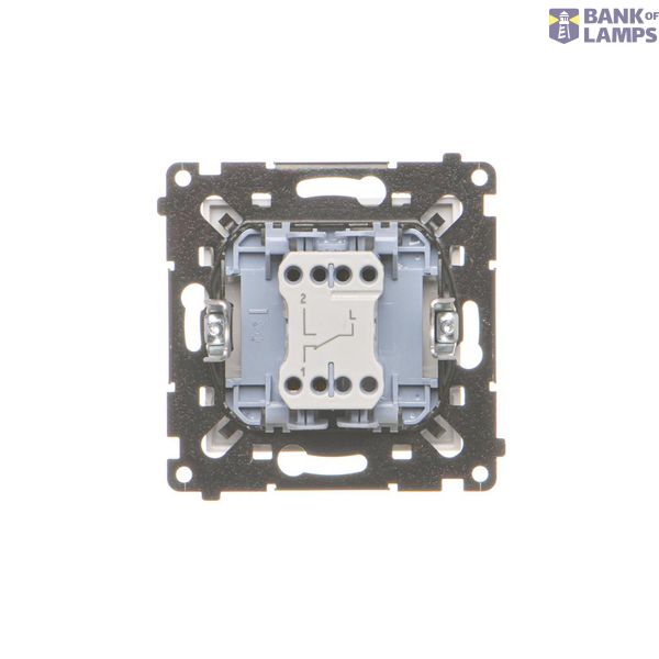 R-TV-SAT pass through aerial socket, (module), Simon 24, IP20/IP44, champagne matt image 1