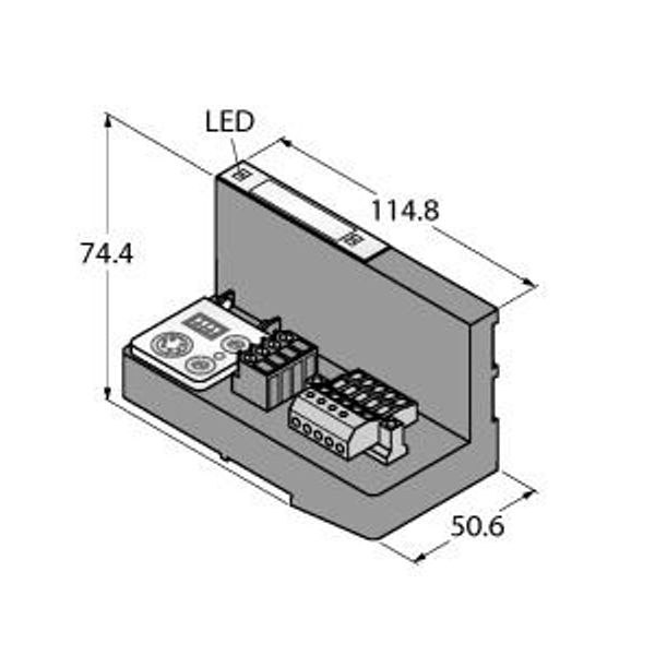 Interface for CANopen   BL20-GWBR-CANOPEN image 1