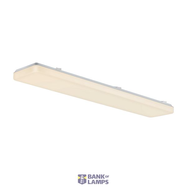Trenton 90  | Batten Light Fitting | White image 1