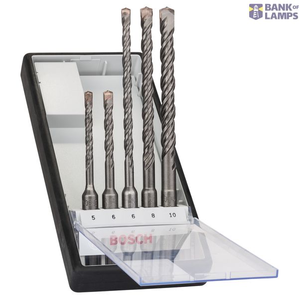 5-piece Robust Line SDS plus-5 hammer drill bit set 5 - 10 mm image 1
