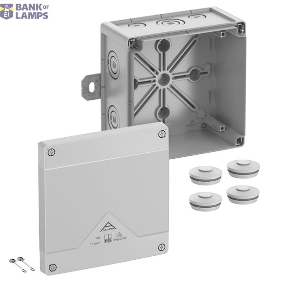 Junction box, Type of protection IP66/IP67/IP69, max. 10², IK09, Protection class II, Ui 1000V AC, Ui 1000V DC, DLG, DNV, VDE, Halogen free image 1