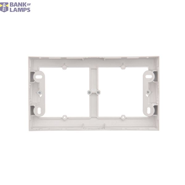 Double socket outlet with Schuko earthing, 16A, cream white/electro white image 1