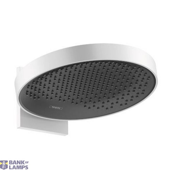 Rainfinity 360 1jet overhead shower, wall-mounted, matt white image 1