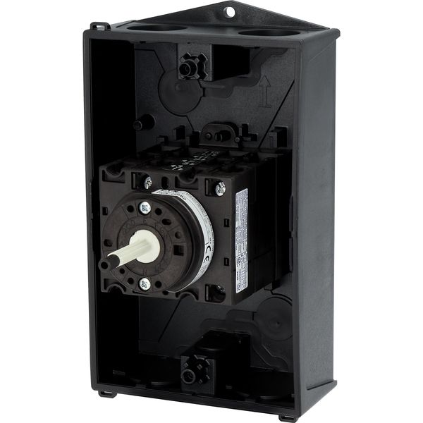T3-4-15682/I2/SVB-SW Main switch, T3, 32 A, surface mounting, 4 contact unit(s), 6 pole, 1 N/O, 1 N/C, STOP function, With black rotary handle and locking ring, Lockable i image 51