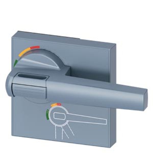 handle f. door-coupling rot. op. mech. standard accessory for circuit breaker 3VA27 (handle) Manual operators image 1