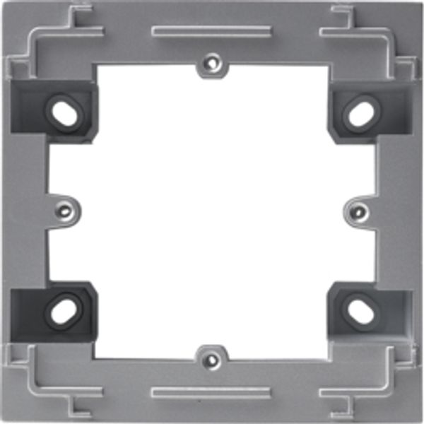 1P surface-mounted box - silver image 1