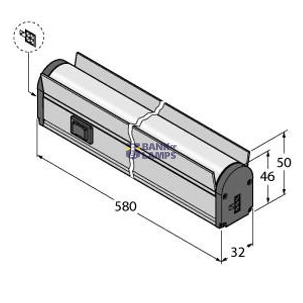 LED Linear Light In the Metal Housing   WLB32C570EMQ image 1