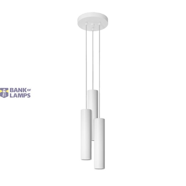 HANGING LAMP LAGOS 3P WHITE GU10 3X40W IP20 image 7