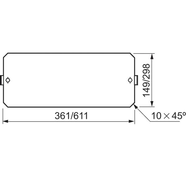2ROWS MOUNTING PLATE F/DLP /PLAX5 image 1