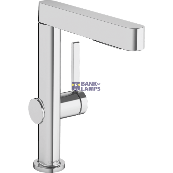 Finoris 230 2jet basin mixer with pull-out shower, with push-open, chrome image 1