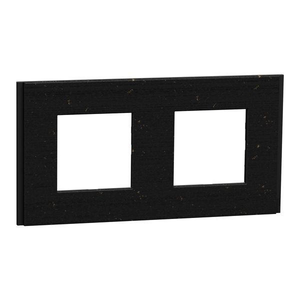 Unica Déco Signature - Recycled Finish Plate - Shaded Black - 2P horiz vert image 1