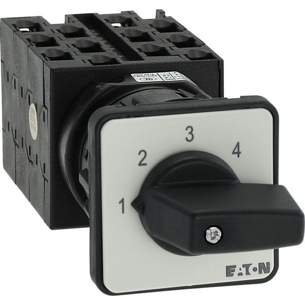 T0-6-8271/EZ Step switches, T0, 20 A, centre mounting, 6 contact unit(s), Contacts: 12, 45 °, maintained, Without 0 (Off) position, 1-4, Design number 8271 image 38