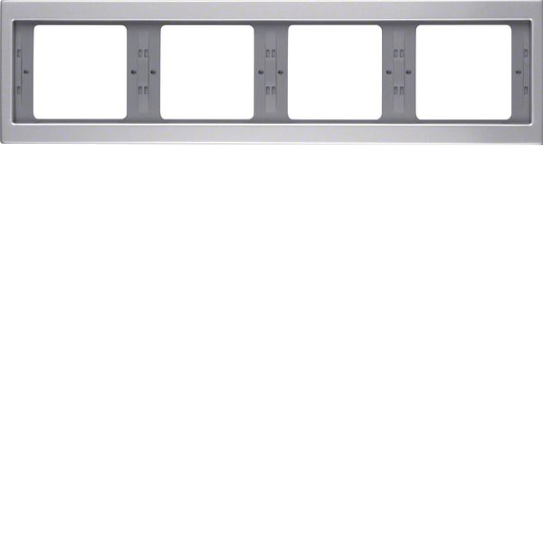 Frame 4gang hor., K.5, al., al. anodised image 1