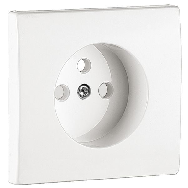 SAFETY C.PLAT F/EARTH SOCKET (FRENCH) WHITE image 2