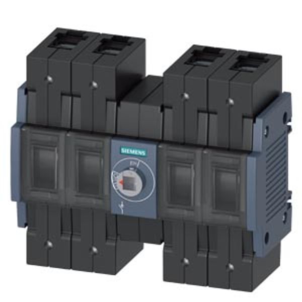 Switch disconnector 125 A, Size 2, 4-pole Front operating mechanism left Complete unit with direct image 1
