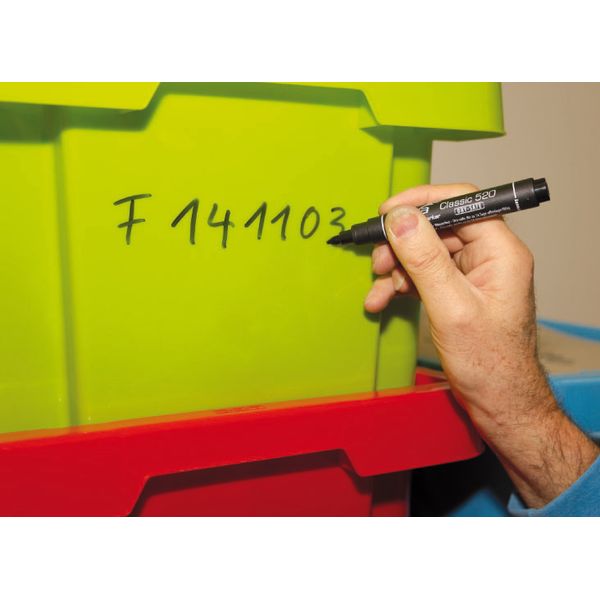 Pica 10 pcs 520/36 Permanent Marker 1-4mm round green image 3