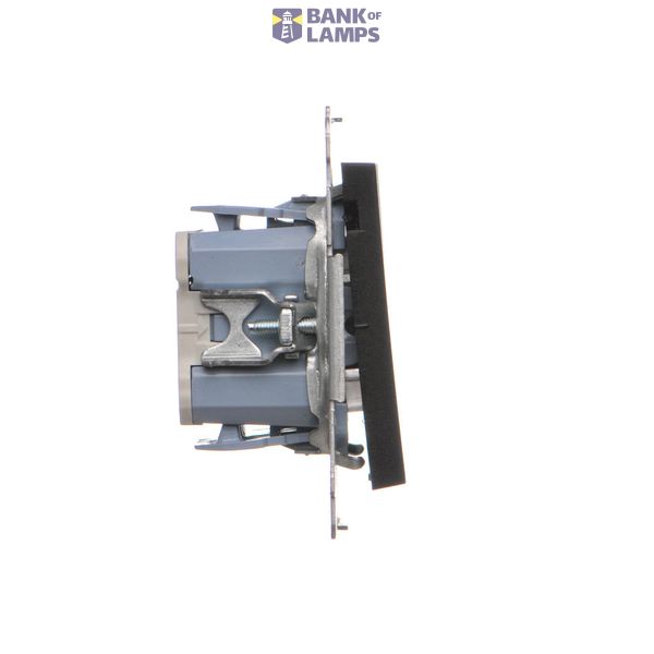 Intermediate switch with LED illumination without pictogram, (module), Simon 24, IP20/IP44, 10AX, champagne matt image 1