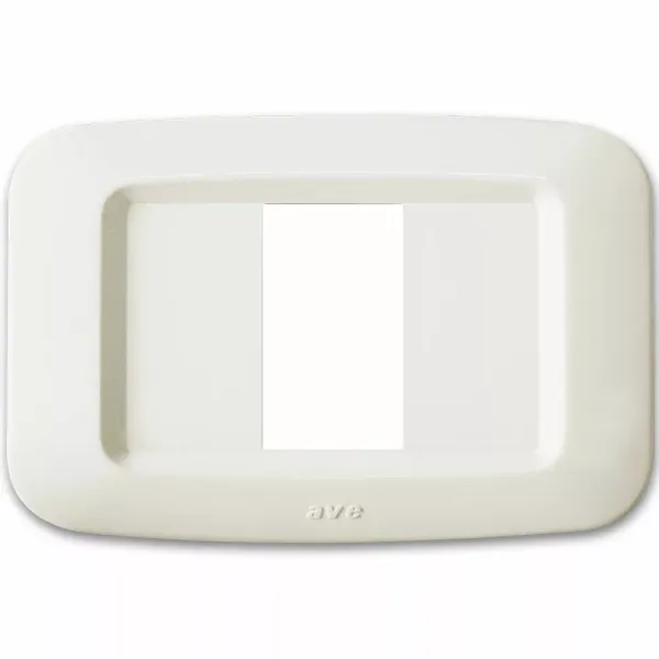 YES MOULDED FR.PLATE 1M.BLANC WHITE image 1