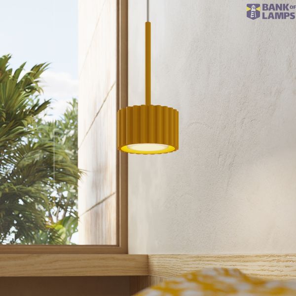 Pendant lamp AURA 1 yellow Gx53 image 9
