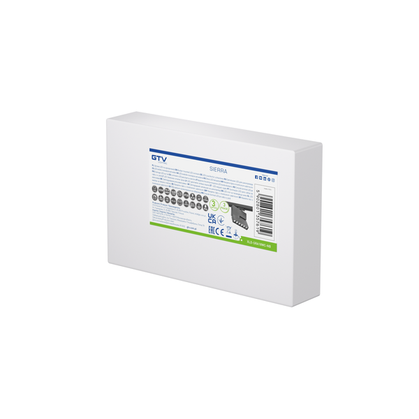 LED track luminaire SIERRA, 18 W, 1620 lm, 4000K, AC220-240V, IP20, 48°, black image 2