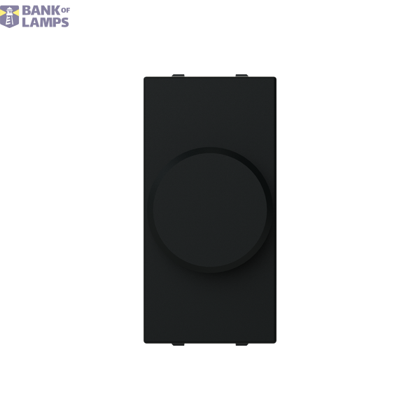 Resistive rotatory dimmer 110V - 1M - Matt Black image 1