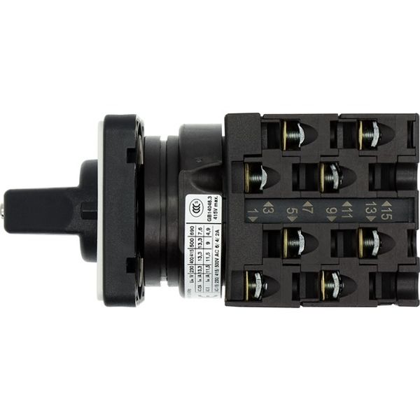 T0-4-8213/E Changeoverswitches, T0, 20 A, flush mounting, 4 contact unit(s), Contacts: 8, 60 °, maintained, With 0 (Off) position, 1-0-2, Design number 8213 image 8