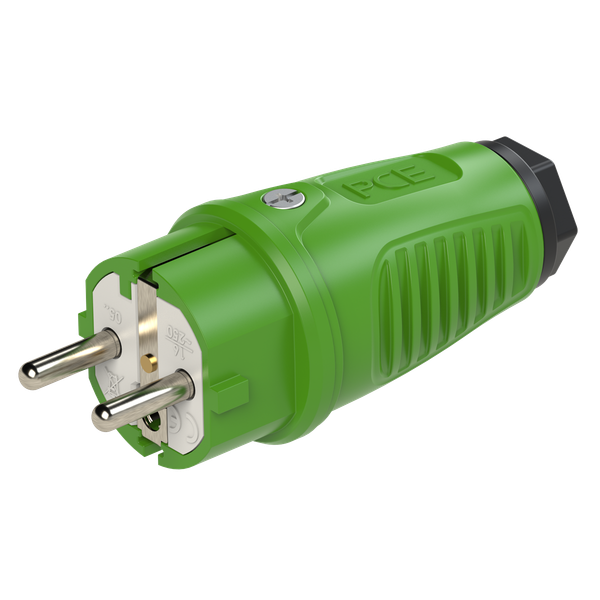 Wtyczka gumowa zielona 16A 3P 230V IP54 image 3