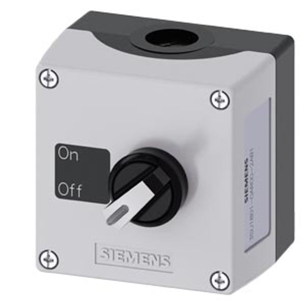 Enclosure for command devices, 22 mm, round image 1