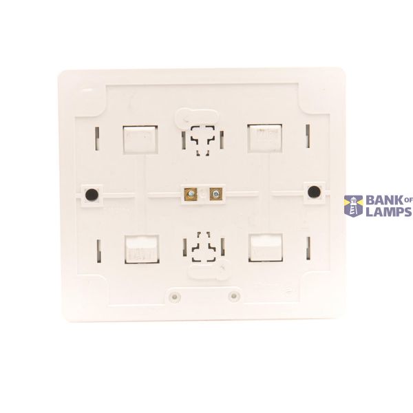 Single switch with indicator LED light, (module), 10AX, quick connection, cream white/electro white image 1