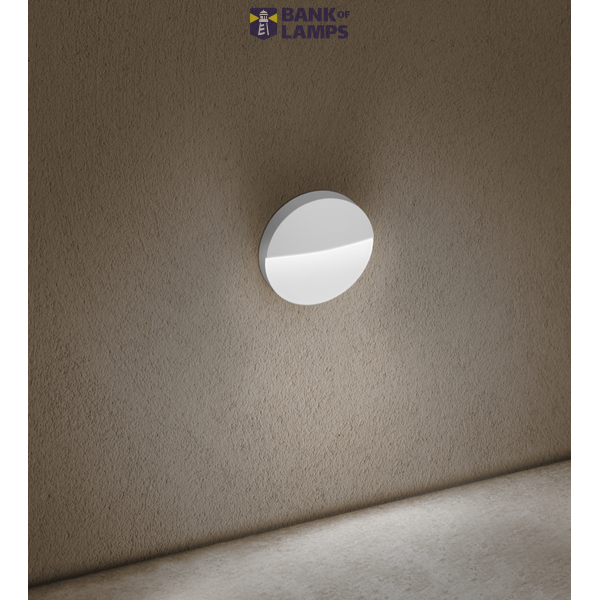 SEGNAPASSO LED PASEO TONDO BIANCO image 1