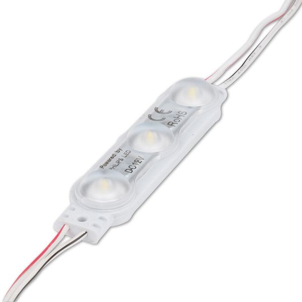 LED modul 3x SMD 2835 1,08 W DC 12 V 90 mA 165 lm 6500 K 170° IP66 image 1